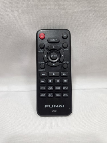 Funai nc081 dvd player - funai, remote