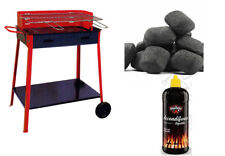 AFFARE BARBECUE GRANDE CARBONELLA CON MANIGLIA E RUOTE + CARBONE + ACCENDIFUOCO