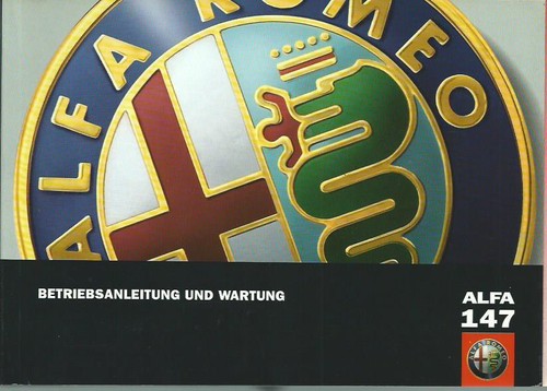 Alfa romeo 147 manuale - alfa, uso