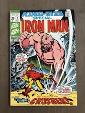 Iron Man Annual 2 King Size Special Marvel Comics 1971, alta qualità!