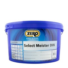Zero Select Meister DIN 12,5 L bianco, vernice per interni, pittura per pareti