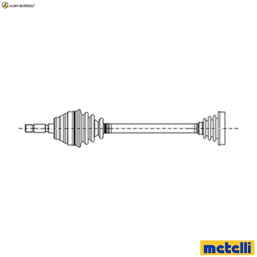 Albero motore 0505 per alfa - 17-0505,