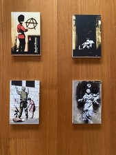 Quadretti da muro in legno 10x15 Banksy Street Art