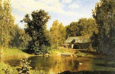 Dipinto olio Polenov Vasilij