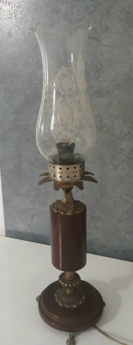 Antica lampada tavolo - antica, in