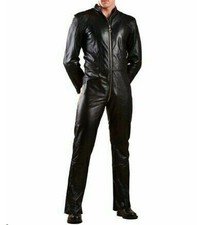 Nuova tuta uomo pelle slim fit
