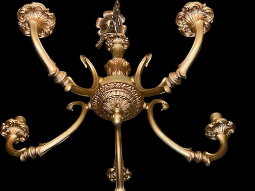 Lampadario barocco bronzo - barocco, in