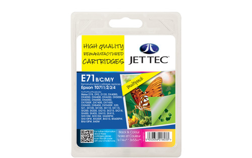Jet tec e71bcmy cartucce - jet,