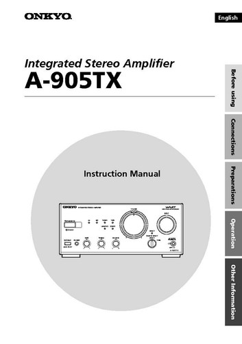 Onkyo 905tx amplificatore - a-905tx,