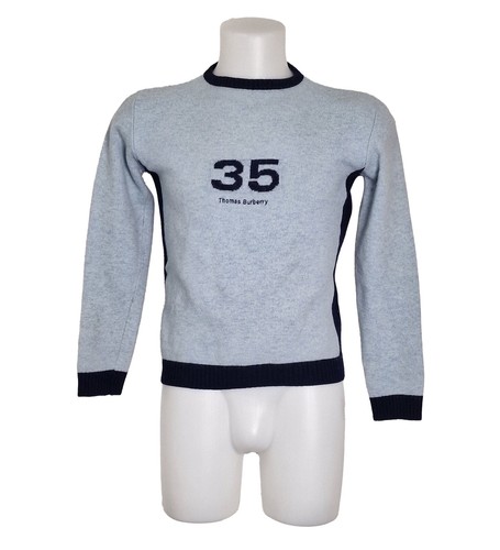 Burberry pullover uomo celeste - burberry,