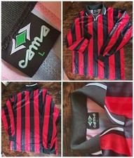 Maglia PORTIERE?⚫️ CALCIO⚽️ CAMA rosso nero VINTAGE❗tg L Milan Lucchese Foggia?