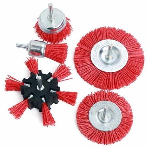 Set 5pz spazzole ruota - set,