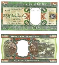 Mauritania 500 ouguiya 2002