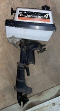 Motore johnson 4 cv con libretto originale. Motore del 1973 da rivedere