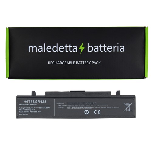 Batteria nera 1 v - v, 5200