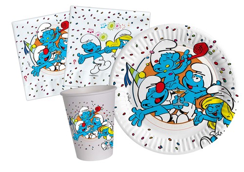 Kit party tavola puffi per - kit,
