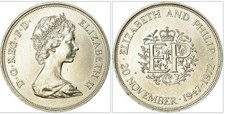 REGNO UNITO 25 PENCE ANNO 1972