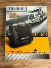 Uniden BC23A Altoparlante esterno CB da 15 W - Nero - NUOVO