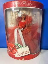 Barbie bambola Happy Holidays edizione speciale 1988 Mattel festa di Natale nuova con scatola