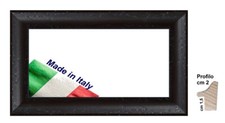 Cornice Nera effetto invecchiato per foto, stampe, poster - Spess. Front. cm 2