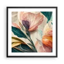 Poster 50x50cm Fiori Vintage