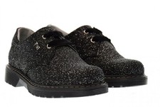 NERO GIARDINI A732550F FRANCESINA BAMBINA GLITTER NERO TAGLIA 35