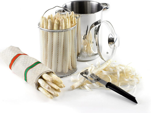 Pentola alta per asparagi - alta,