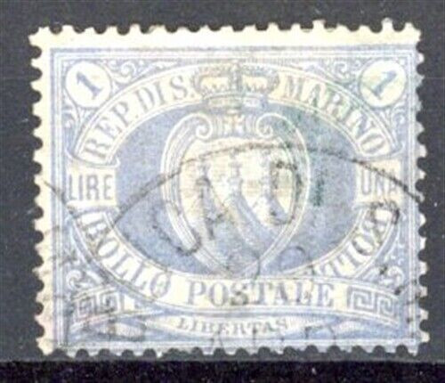 San marino 1894 valore - 1894, chiave