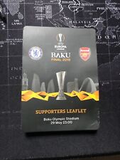 MAPPA TIFOSI UFFICIALE CHELSEA - ARSENAL EUROPA LEAGUE FINALE UEFA BAKU 2019