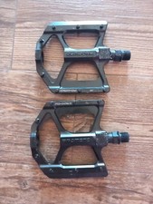 Pedali Flat In Alluminio Mai Montati Colore Nero. Universali Mountain Bike...