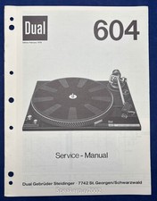 Manuale di servizio giradischi