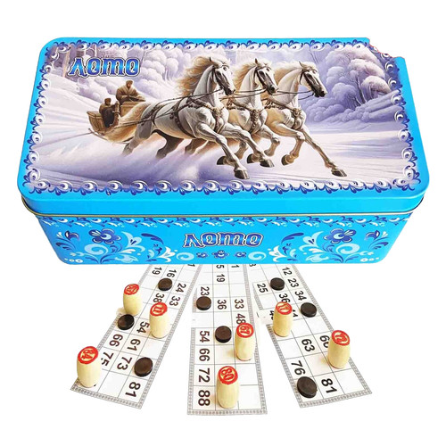 Lotto russo lotto bingo gioco