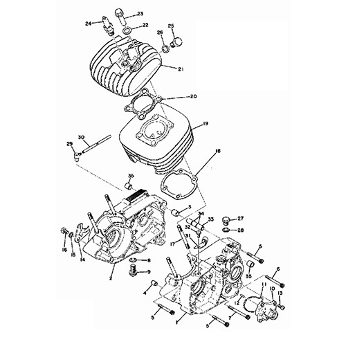 Yamaha 100 125 175 - 100,