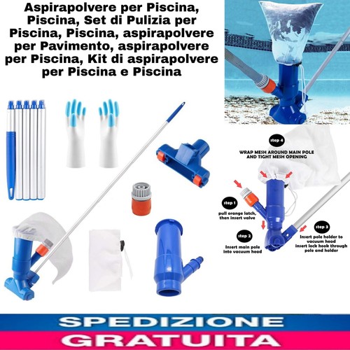 Kit pulizia piscina set - kit, di