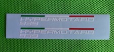ADESIVO ADESIVI DUCATI HYPERMOTARD 939 - COPPIA CM.13 PRESPAZIATI  - BIANCO 