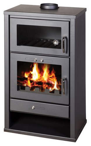 Stufa legna con forno - a,