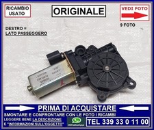 MOTORINO ALZAVETRO DESTRO ELETTRICO 2 PIN FILI LANCIA Y YPSILON 843 2003-2011