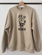 Felpa Life is Golden Gildan