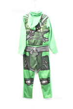 Costume Carnevale Ninja Verde Tg.4-6anni