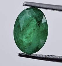 Smeraldo Naturale 1,41 Carati- Ovale Taglio Misto- Certificato IGI- Brasiliano