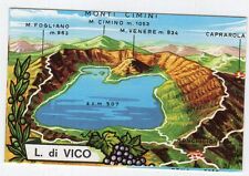 figurina TUTTA ITALIA FOL. BO SERIE NUMERO 1 NEW N. 282 LAGO DI VICO