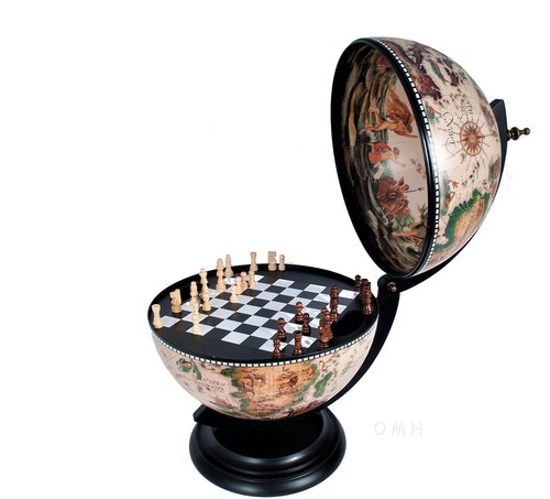 Set scacchiera con pezzi