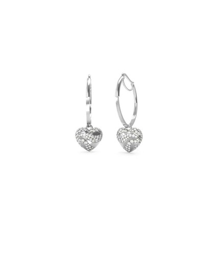 Orecchini guess cerchi cuore - orecchini, a