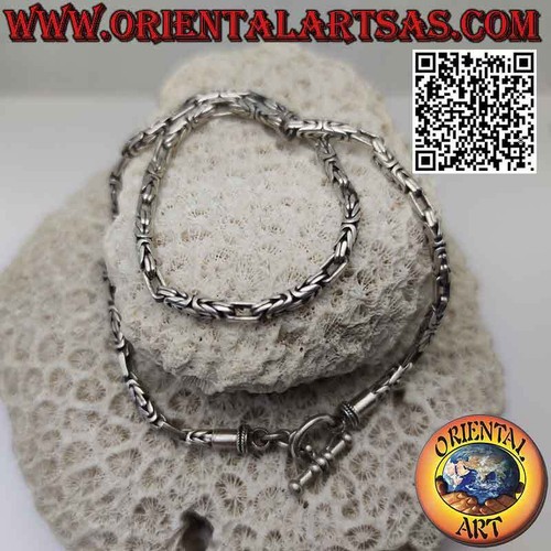 Collana catenina argento - catenina, in