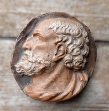 FILOSOFO  TESTA POLICROMA