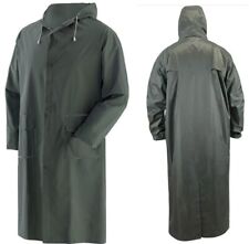 GIACCA IMPERMEABILE ANTIPIOGGIA LUNGA tg.XXL PESCATORE PVC PIOGGIA BARCA