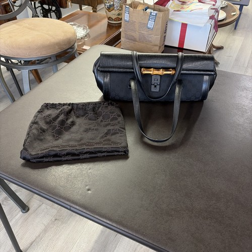 Borsa vintage gucci nera - vintage,