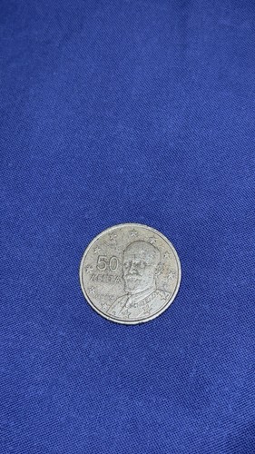 Moneta centesimi grecia - 50,
