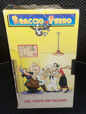 1 VHS Vintage Cartoon Anni 60 Popeye BRACCIO DI FERRO NEL COVO DEI FALSARI Tv 80