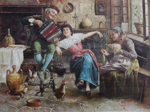 Quadro falso autore - quadro, olio
